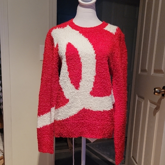 CHANEL Sweaters - Chanel Uniform 22P Red and White Women's Sweater